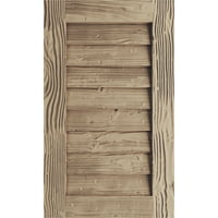 Ekena Millwork 36 W 27 h Timbertane s pijeskom okomitog fau drveta nefunkcionalni otvor za zabat, primirja