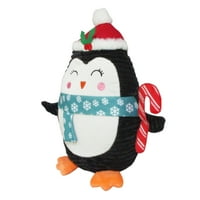 Životni životni pse igračke Penguin pliš, izdržljiva kabel, crna, srednja igračka za kućne ljubimce