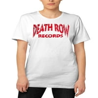 Death Row ženski juniori crveni bandana logotip kratkih rukava grafički čaj