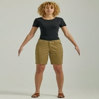 Lee ženske midrise 9 Chino kratke hlače, veličine 0-18