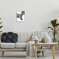 _ Slatki slon, obiteljski ljubimac, uokvirena akvarelna slika, zidni tisak, 11.14, autor Georgi Diachenko