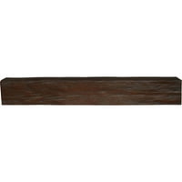 Ekena Millwork 4 H 8 D 36 W Riverwood Fau Wood Kamin Mantel, Premium Hickory