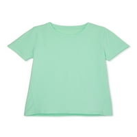 Jednobojna Majica kratkih rukava za djevojčice, veličine 4 I Plus