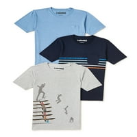 Tony Hawk Boys grafičke majice s kratkim rukavima, 3-pack, veličine 4-16