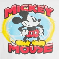 Disney Mickey Mouse Men's & Big Mens Graphic Tee s dugim rukavima, veličinama S-3xl