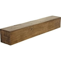 Ekena Millwork 8 H 10 D 36 W Knotty Pine Fau Wood Kamin Mantel, Premium star