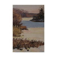 Zaštitni znak likovna umjetnost 'Kent Lake Snow' platno umjetnost Rustyja Frentnera