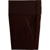 Ekena Millwork 4 H 4 d 60 W Hand Hewn Fau Wood Kamin Mantel Kit W Ashford Corbels, Premium Mahagoni
