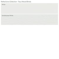 Zbirka prilagođenih refleksija, 2 Bežični bledeni sjenila, bijela, 3 8 Širina 48 Duljina