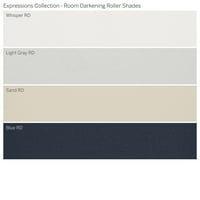 Kolekcija prilagođenih izraza, bežična soba za potamnjenje valjka, plava, 46 Širina 48 Duljina