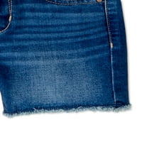 Wonder Nation Girls u uznemirivanju ruba traper jean kratke hlače, veličine 5- & Plus
