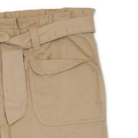 Star Ride Girls Cargo Wide Nog Papir Tog torba hlače, veličine 4-16