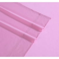Uistinu mekani svakodnevni čvrsti dres ružičasti set s punim listom
