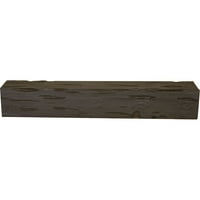 8 H 8 D 84 W Pecky Cypress Fau Wood Kamin Mantel, Onyx