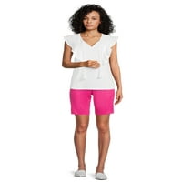 Ženske bermudske kratke hlače u donjem dijelu leđa, veličine u donjem dijelu leđa