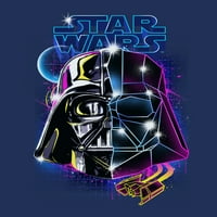 Star Wars Boys Space Darth Vader Grafička majica, veličine 4-18