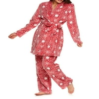 Sleep & Co. Women's & Women's Plus plišani ogrtač i pidžama gaći