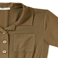 Jedinstvene ponude za žensku kariranu košulju s dvostrukim dvostrukim jaknama