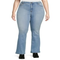 Terra & Sky Women's Plus Bootcut traperice