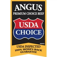 Angus Premium Choice Beef, Chuck T-kost, kosti, kosti, 1.-1. LB ladica