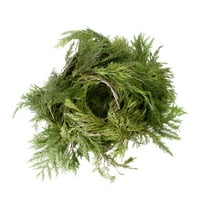 Nacionalna biljna mreža Real Cedar 20 'Svježe izrezanje božićnog vijenca- komad