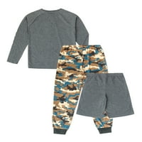 Jellifish Boys Flats i kratke hlače set pidžama, veličine 4-16