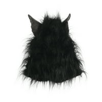 Halloween unise crni kostim maska ​​vukodlaka