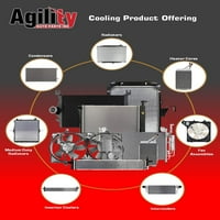 Agility Auto dijelovi radijator za Buick, CHEV, GMC, ISUZU, SAAB Specifični modeli