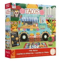 Ceaco 550-komadića kamiona za hranu Taco Preporavaju zagonetku Jigsaw