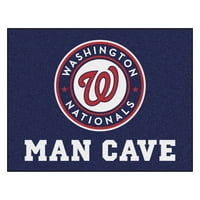 - Washington Nationals Man Cave All-Star Mat 33.75 X42.5