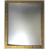 Klasična kolekcija hrapava zlatno uokvirena staklena zrcala, 28 40