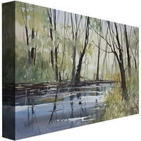 Zaštitni znak Art Pine River Reflections Canvas Art by Ryan Radke