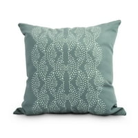 Jednostavno Daisy, 20 20 isprekidani fokus zeleni geometrijski print ukrasni jastuk za bacanje na otvorenom