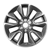 Obnovljeni OEM aluminijski legura kotača, obrađeni i tamni ugljen metalik, odgovara - Chevrolet Silverado 1500