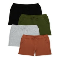 Francuske frotirne kratke hlače za dječake, 4 pakiranja, veličine 12m-5t