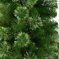 Gotovo prirodni čist prelitni vodili zelenu prazničnu olovku božićno drvce, s savijenim granama 8 '