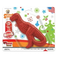 Nylabone Power Chew Holiday Dinosaur Chew igračka za pse govedina veliki div