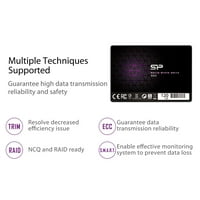 Silicijska snaga 120 GB SSD S MLC visoka izdržljivost SATA III 2.5 Unutarnji pogon za solidno stanje- SSD-ov monitor
