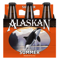 Aljaško sezonsko pivo, pakiranje, tekuće unce