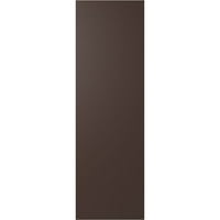 Ekena Millwork 18 W 26 H True Fit PVC dijagonalni sloj moderni stil Fiksni nosači, Raisin Brown