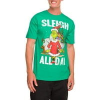 Dr. Seuss muški Grinch saonica cijeli dan kratki rukav majice