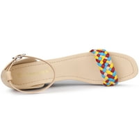 Jedinstveni prijedlozi ženske sandale na platformi s kontrastnim pletenim remenom, klinovima i potpeticama