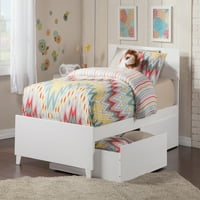 Orlando platformski krevet s odgovarajućim pločama za stopala s ladicama za urbani krevet u više boja i veličina
