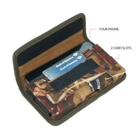 Horizontalni Hunter Camo Universal Torber torbica za stajalište s remenom i utora za kartice