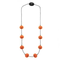 Način proslave 36-inčne ogrlice od bundeve s pozadinskim osvjetljenjem, narančasta