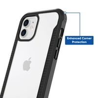 onn. Slučaj s dvostrukim slojem za iPhone iPhone Pro - Black Clear