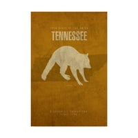 Zaštitni znak likovna umjetnost 'Državna životinja Tennessee' platno umjetnost Red Atlasa dizajna