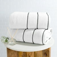 Luksuzni pamučni ručnik Set- kadući set napravljen od nula urtovanja pamuka- brzo suho, meko i upijajući dom