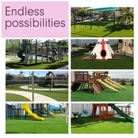 Igrajte umjetnu travu od 7 stopa za igrališta za kućne ljubimce i parkove u zatvorenom prostoru na otvorenom.