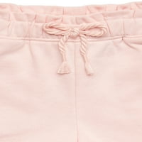 Ganimals Baby and Toddler Girls French Terrycloth kratke hlače, 4-pakete, veličine mjeseci- 5T